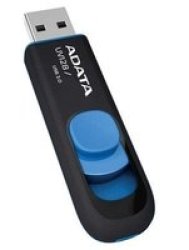 Adata UV128 USB 3.0 Flash Drive 64GB - Black & Blue