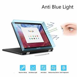 Diebi Anti Blue Light Temper Glass Screen Protector Designed For 2019 Flagship Samsung Chromebook Plus V2 12.2 Inch 9H Hardness Crystal Clear Scratch Resistant Easy Installation