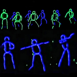 Fluorescence Dance Glowing Dress Wire El Wire Dance Party Stage Decoration