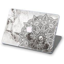 Zizzdess Snowflake Laptop Case Macbook Pro 13 Case 2016 2017 Hard Lightweight Protective Cover Notebook Apple Mac Pro 13.3 Inch 2016 2017 Model A1706 New Year Gift Snowflake