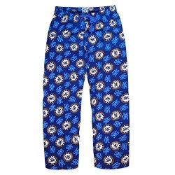 Chelsea Fc Official Football Gift Mens Lounge Pants Pyjama Bottoms Navy Small