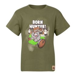 Sniper Africa Born Hunter Kids Olive T-Shirt