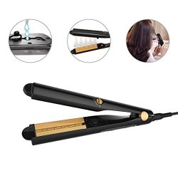 Pevor Professional Steam Hair Straightener Oil Infusion Steam Flat Iron Ceramic Hair Curler Curling Iron Wet And Dry Styling Tools With Adjustable Temperature