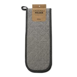 @home Casserole Holder Grey Chambray With Contrast