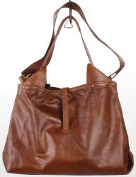 King Kong Leather Soft Leather Tote Bag in Pecan