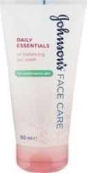 Johnson& 39 S Daily Essentials Oil Balancing Facial Gel Wash 150ML Combination Skin