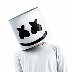 DJ Marshmello Mask Marshmello Helmet for Music Festival Halloween Mask Props Full Head Mask Halloween Costumes Cosplay Mask 