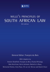 Wille's Principles Of S.a Law 9th Ed - F.du Bois