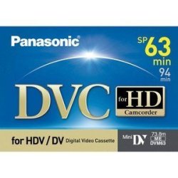 Panasonic AY-DVM63HD Minidv Cassette 63 Minute
