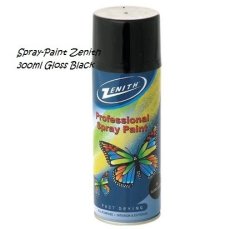 Spray-paint Zenith 300ML Gloss Black Matt Black