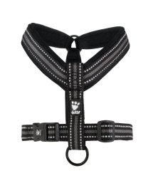 Dogs Highly Durable Adjustable Chest Padded Y-Harness - Raven 80 Cm