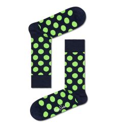 Big Dot Sock - Black & Green