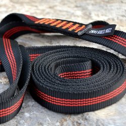22KN 60CM Climbing Sling Safety Bearing Strap Rope Flat Belt For Outdoor Mountaineering