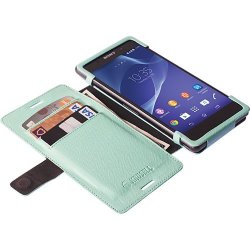 Krusell Malmo Flipwallet For The Sony Xperia M4 - Mint