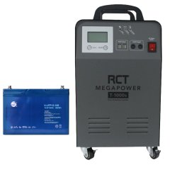 Rct Megapower Lithium 1KVA 1000W Inverter Trolley Warranty Electronics- 1 Year Battery 3 Year