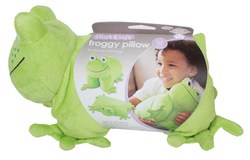 GO TRAVEL Folding Pillow - Frog