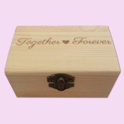 Together Forever Engraved Little Box