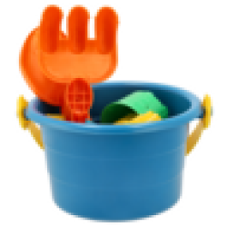 Beach Bucket With Accessories Assorted Item - Supplied At Random