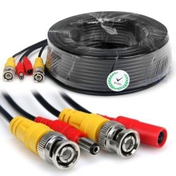 Cctv Cable - Bnc RG59 Connectors + Power Adaptor - 20M