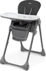 Chicco Polly Compact Easy-clean Highchair Black