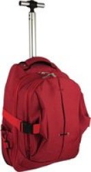 Trolley Laptop Backpack Red