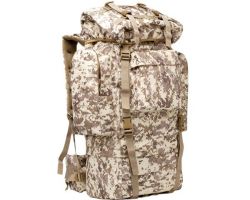 Nylon Water Resistant Backpack - Digital Camo