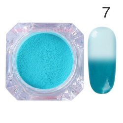 Nail Thermal Color Change Gradient Pigment Powder Manicure Tips Decoration