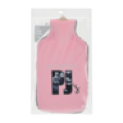 General Hot Water Bottle With Fleece Cover 2L Colour May Vary