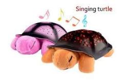 Special Musical Sea Turtle Nightlight-excellent Sleep Aid Blue And Brown Available