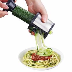 Stainless Steel Spiral Slicer Vegetable Spiralizer Handheld Cutter