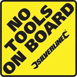 Silverline Vehicle Window Stickers 'no Tools On Board' 10PK
