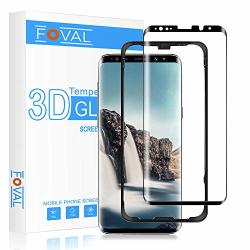 Galaxy S9 Screen Protector Glass Foval 3D Curved Dot Matrix Full Screen Coverage Case Friendly Samsung Galaxy S9 Tempered Glass Screen Protector With Easy