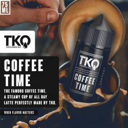 Tko E-liquid - Coffee Time - 75ML 3MG