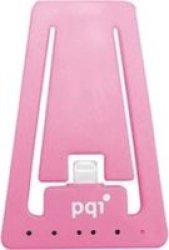 I-cable Lightning 30 Flat Cable With Stand For Lightning Devices 300MM Pink
