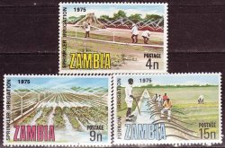 Zambia 1975 Silver Jubilee International Commmission Irrigation & Drainage SG244-6