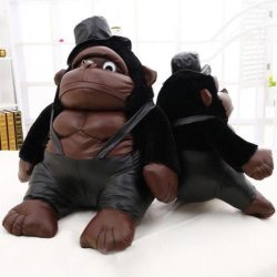 Best Selling Smart Muscle Gorilla Pp Cotton Plush Toy