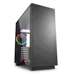 Sharkoon Pure Steel Atx PC Rbg Gaming Case Black With Side Window - USB 3.0 Mounting Possibilities: 3 X 3.5 5 X 2.5 Front