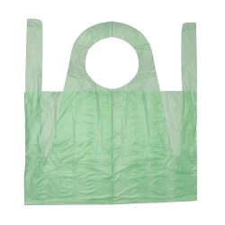 Disposable Plastic Apron Pack Of 100 Green