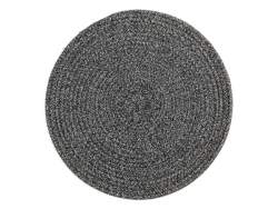 Round Rope Placemats Set Of 2 Black