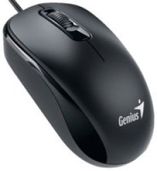 Genius DX-110 Ambidextrous Wired Optical Mouse Black