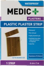 Plastic Plaster Strip Waterproof 6CM X 1M