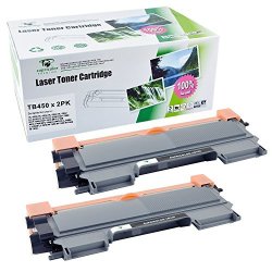 Supricolor Compatible Toner Cartridge 2 Black Replacement For Brother TN450 TN420 TN-450 TN-420 For Brother HL-2270DW HL-2280DW HL-2230 HL-2240 MFC-7360N MFC-7860DW DCP-7065DN Intellifax 2840