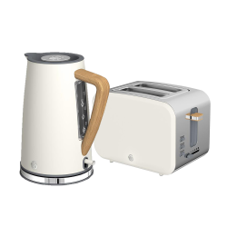 Swan Kettle And 2-SLICE Toaster Pack Nordic White