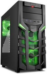 Sharkoon 4044951018208 DG7000 Atx Tower PC Gaming Case Green With Side Window