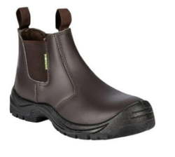 Pioneer Chelsea Steel Toe Safety Boots. Size 7 Brown