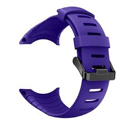 Band For Suunto Core Watch Vovomay Silicone Replacement Band Smart Watch Fitness Strap For Suunto Core Purple