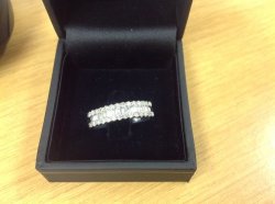 White Gold Diamond Ring - Perfect Engagement Ring.