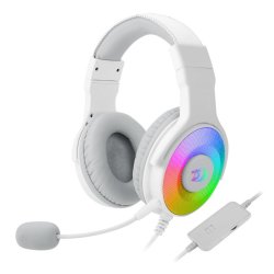 Redragon Over-ear Pandora USB Power Only |aux MIC And Headset Rgb Gaming Headset - White