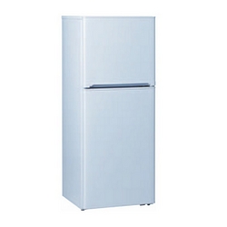 KIC KTF518ME 170l Fridge with Top Freezer in White