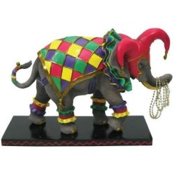 Tusk Carnevale Elephant Figurine